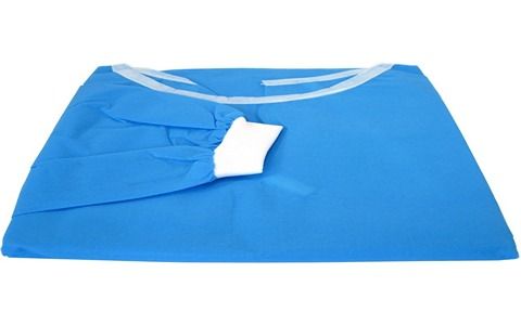 تصویر 3 از فروش گان جراحی مچدار آبی + قیمت استثنایی